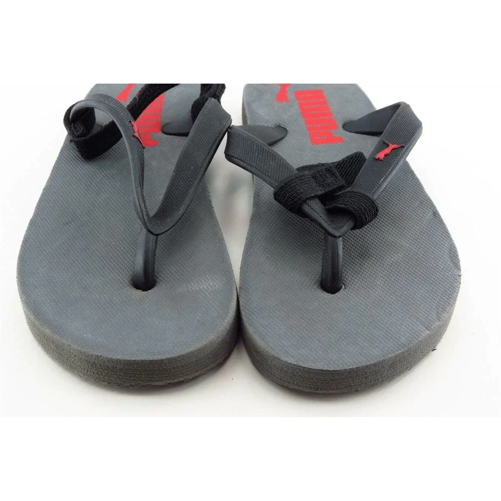 Puma Unisex Toddler Flip Flops Size 10-11 Gray‎ Synthetic Lightweight Comfort